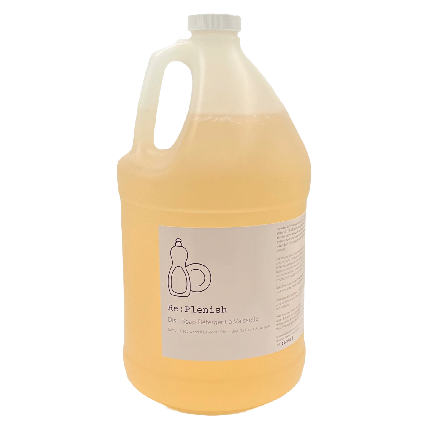 Wholesale Lemon, Cedarwood, and Lavender Bulk Dish Soap For Refill