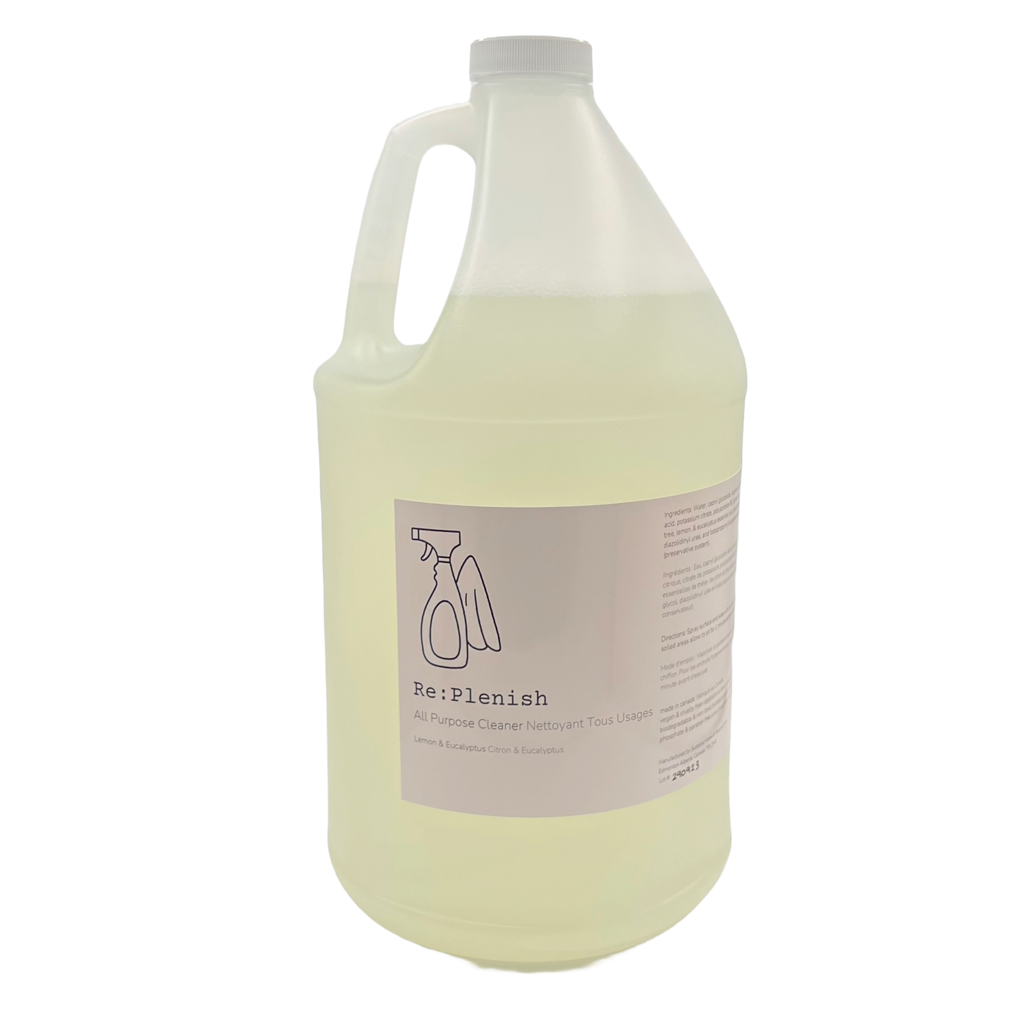 Wholesale Lemon & Eucalyptus Bulk All Purpose Cleaner For Refill