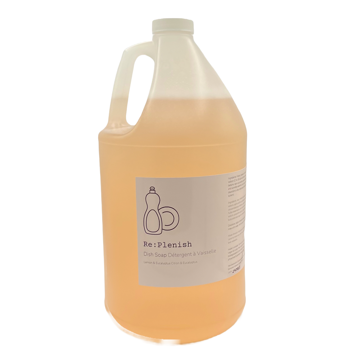 Wholesale Lemon & Eucalyptus Bulk Dish Soap For Refill