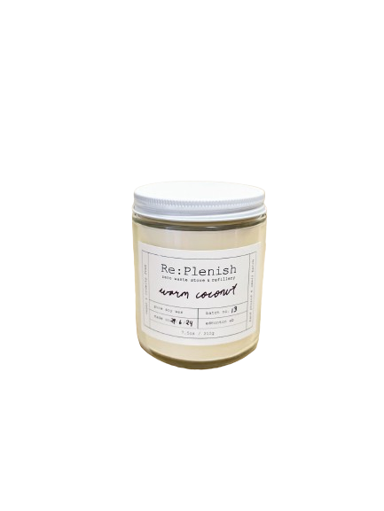 Warm Coconut Soy Wax Candle