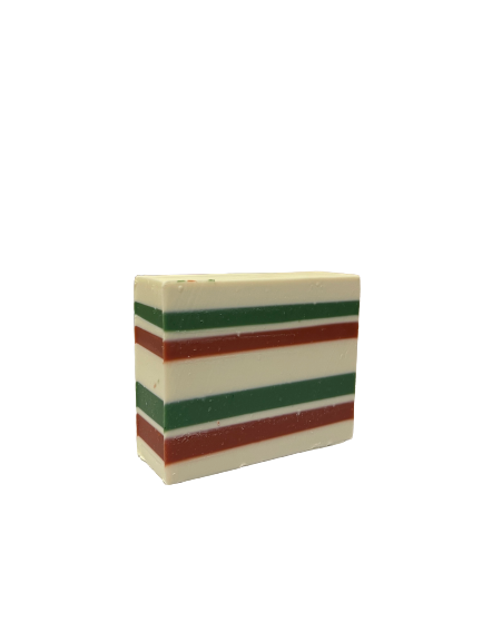 Candy Cane Soap Bar