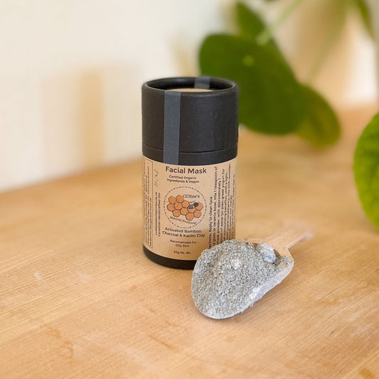 White Kaolin Clay & Activated Bamboo Charcoal Facial Mask