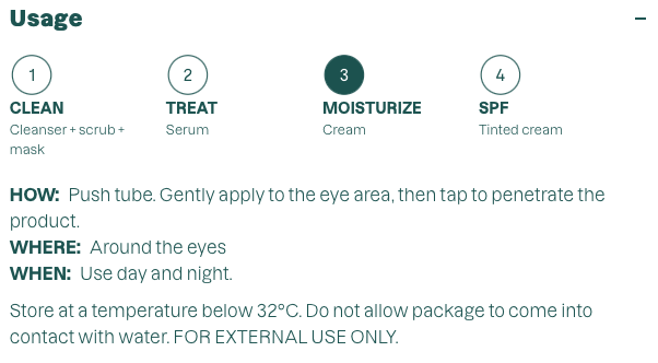 Soothing Solid Eye Cream for Sensitive Skin